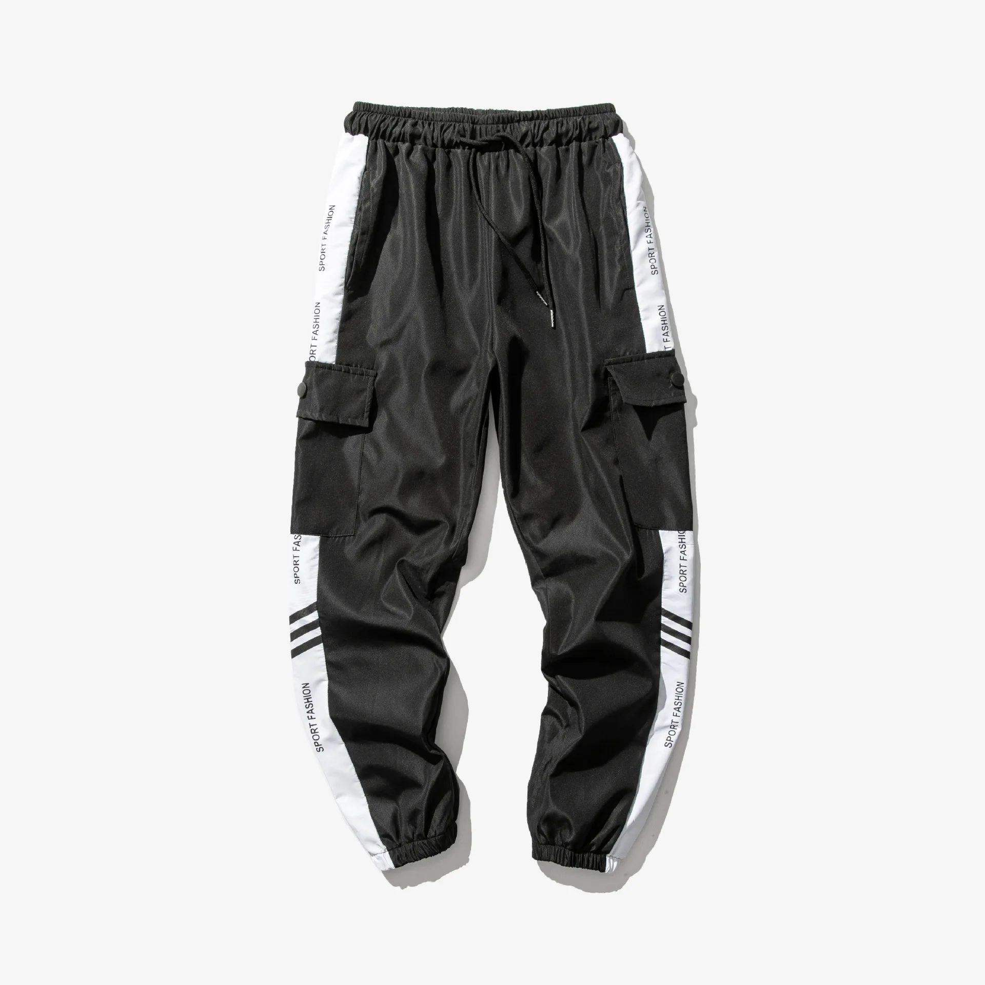 Зимние Повседневные брюки для бега в стиле хип хоп мужские бархатные штаны