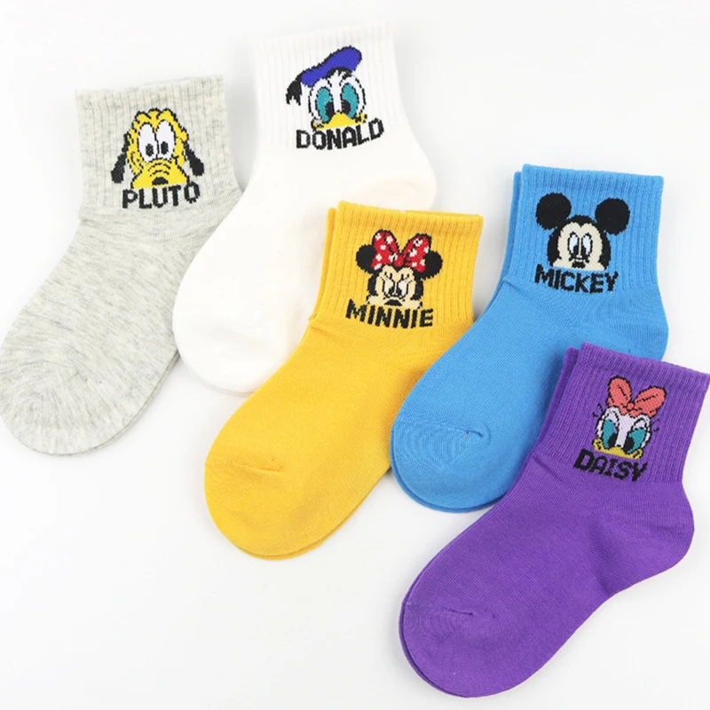 

5 парт/Лот, Детские хлопковые дышащие однотонные сетчатые носки