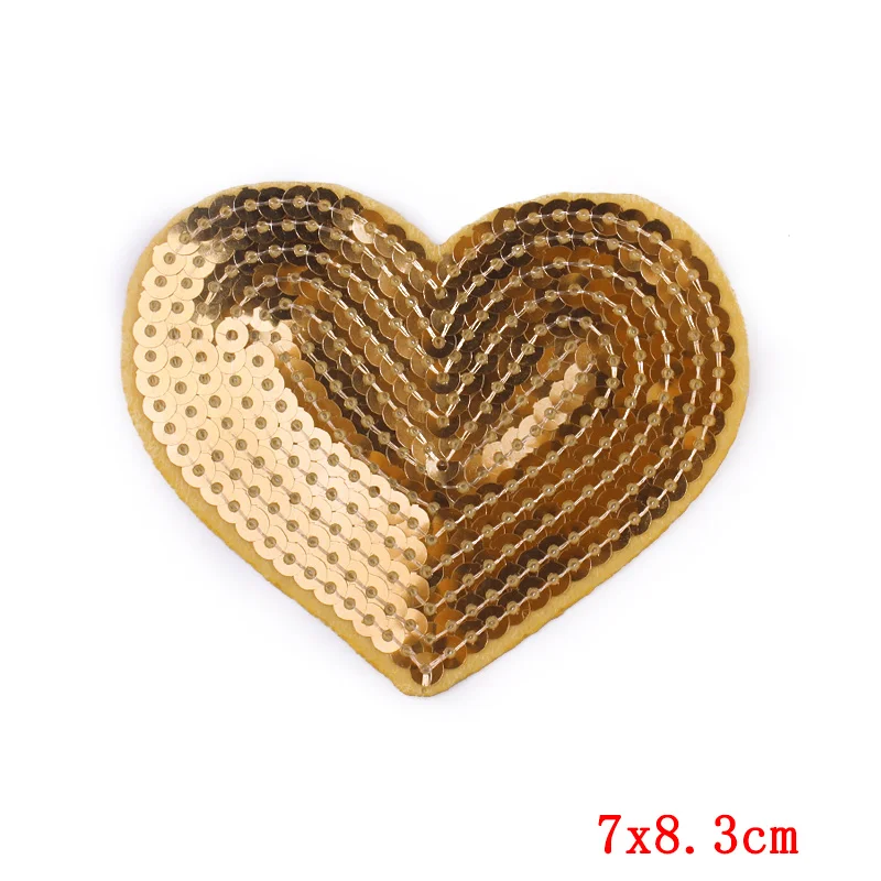 Разноцветные патчи со звездами блестками термоклейкие на одежду детская ткань