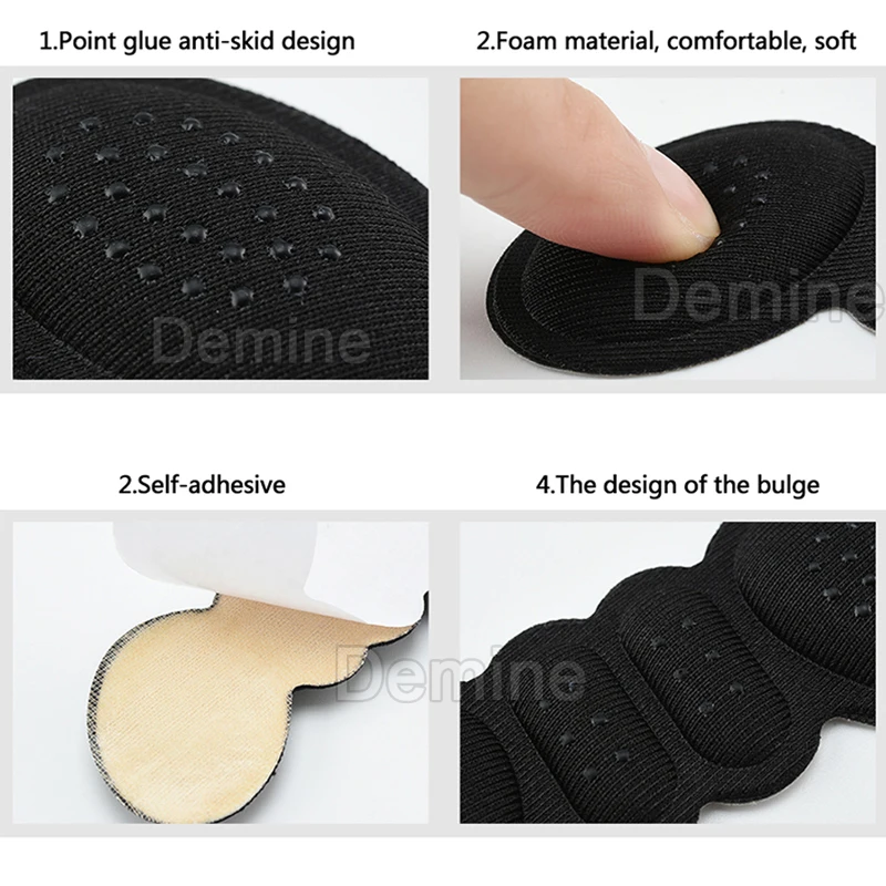 Demine/женские стельки для обуви Защита на высоком каблуке Клейкая наклейка пятку