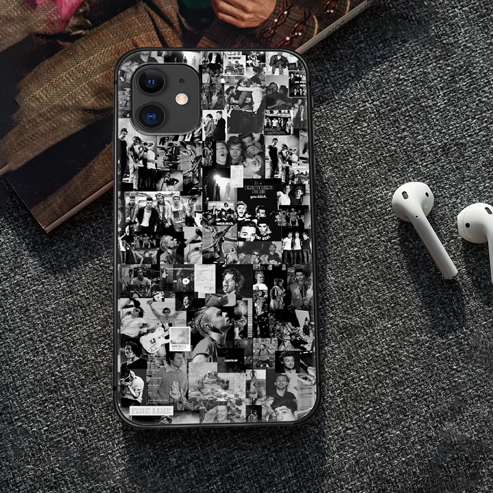 

One Direction Louis Tomlinson Phone Case Cover Hull For iphone 5 5s se 2020 6 6s 7 8 12 mini plus X XS XR 11 PRO MAX black Etui