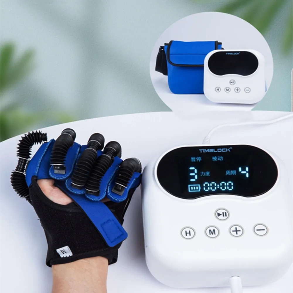 

English Stroke Hemiplegia Rehabilitation Robot Gloves Hand Finger Training Function Recovery Exercise Equipment