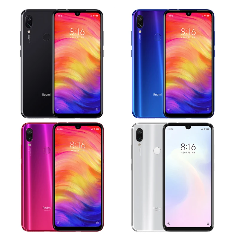 Мобильный телефон Xiaomi Redmi Note 7 с глобальной прошивкой, 6 ГБ, 64 ГБ, Восьмиядерный процессор Snapdragon 660, экран 6,3 дюйма, задняя камера 48 МП, 4000 мАч