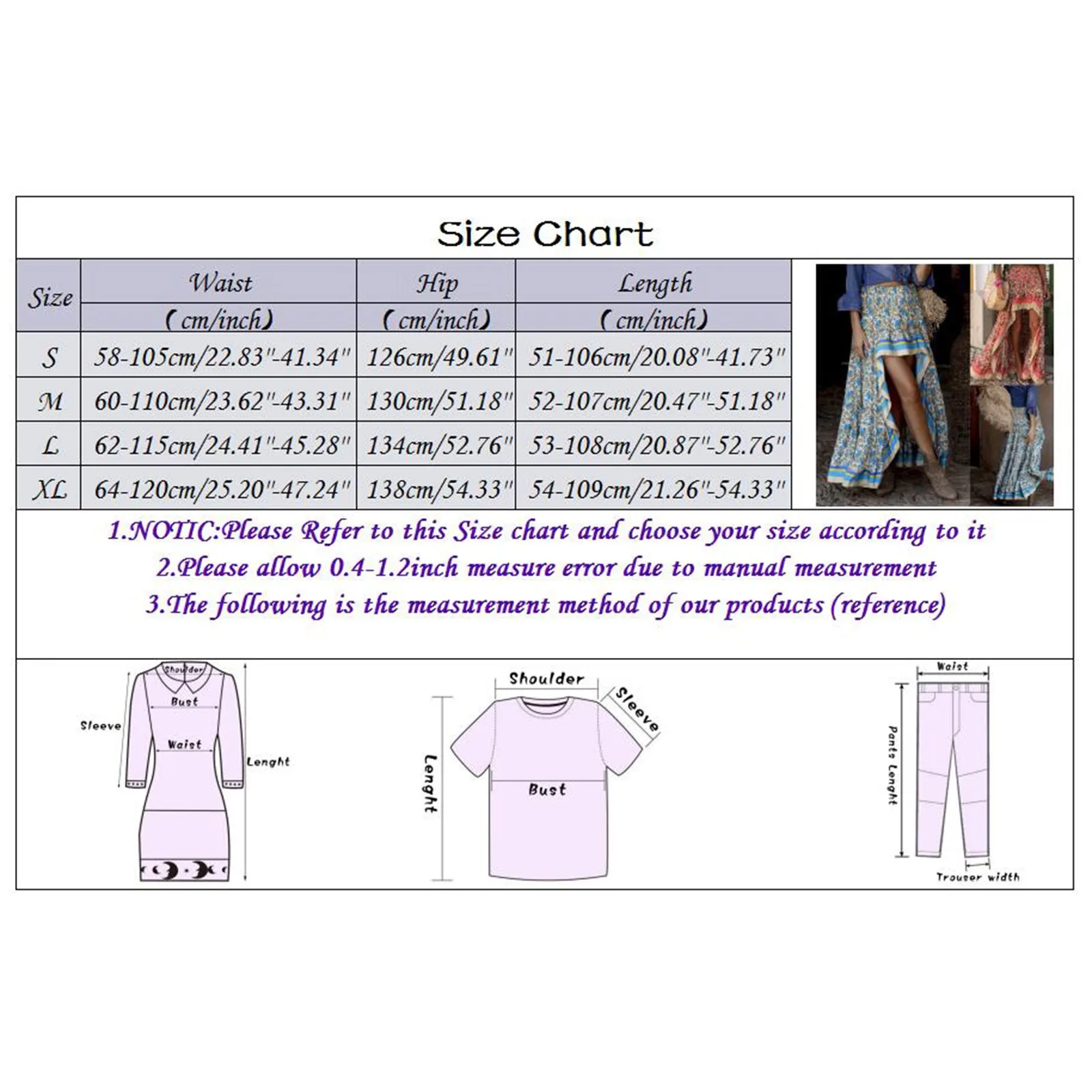 

Skirts Womens 2021 Irregular Skirts Boho Floral Print High Low Side Split Ruffle Hem Swing Maxi Long Skirt Faldas Largas Jupes