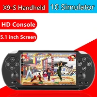 dual joystick 5 1 screen handheld x9 s game player tv output with mp3 movie camera multimedia video retro mini game console