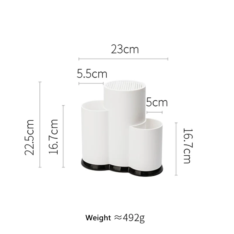 

Kitchen supplies Multi-Function Utensil Holder Knife Block PP Flatware Drainer Storage Box Spoon Fork Kitchen Organizer Rack