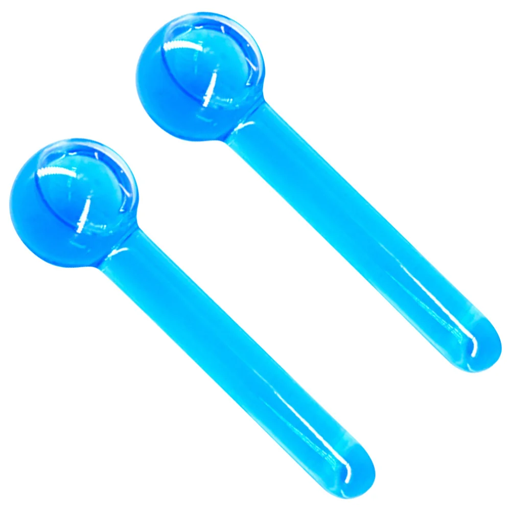 

2Pcs Creative Facial Globes Beauty Ice Energy Crystal Facial Cooling Ice Globes (Blue)