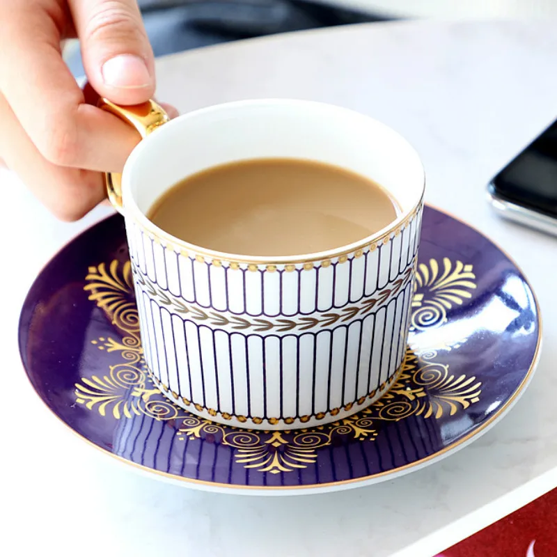 Персонализированные Роскошные Керамические чашки для кофе в скандинавском