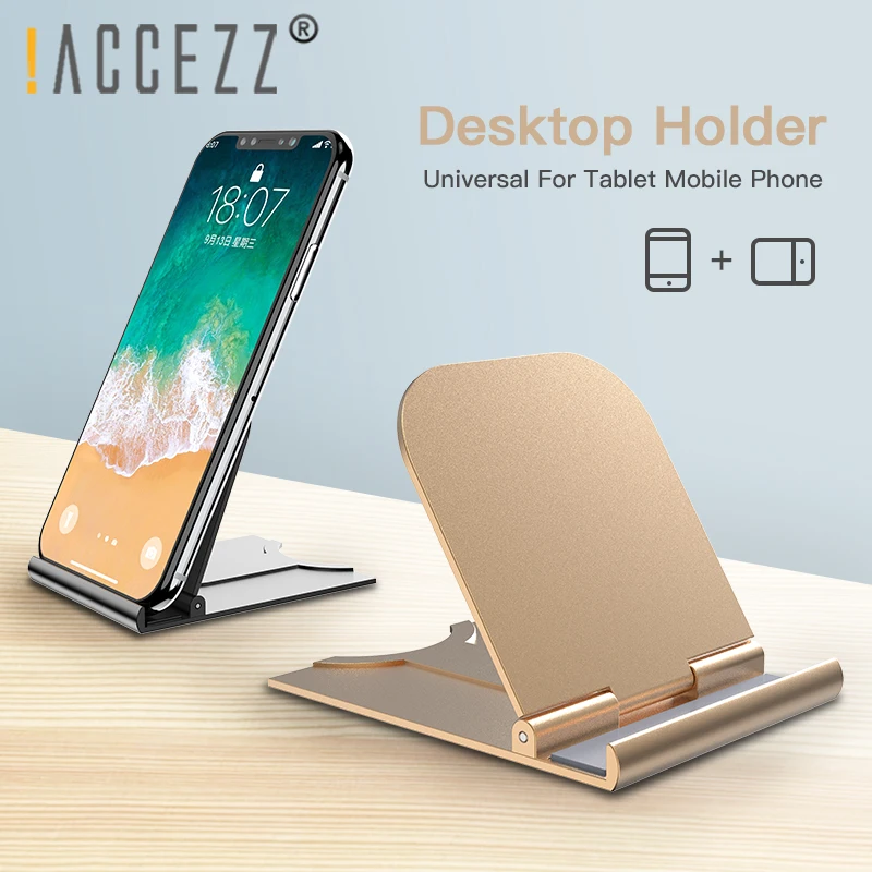 ! Универсальный держатель для телефона ACCEZZ подставка IPhone 11 X Samsung Huawei мобильный
