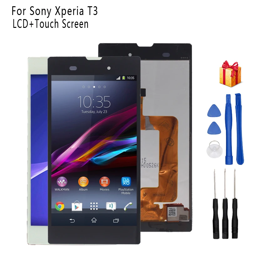 Оригинальный ЖК дисплей M50W D5103 для SONY Xperia T3 сенсорный экран дигитайзер Sony