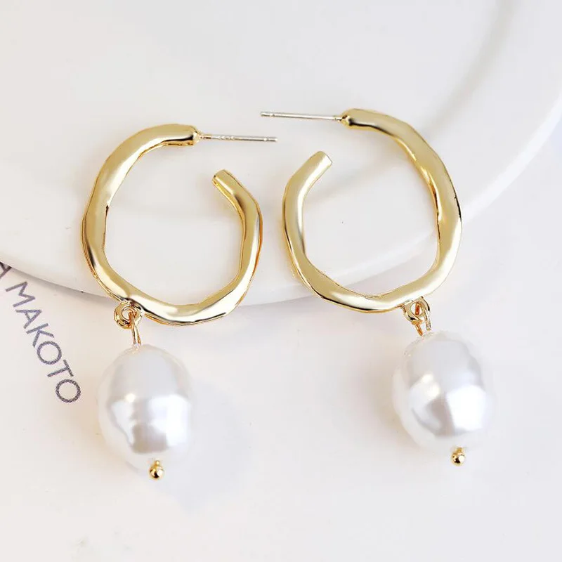 Новые темпераментные серьги в стиле Харадзюку Ins геометрические длинные