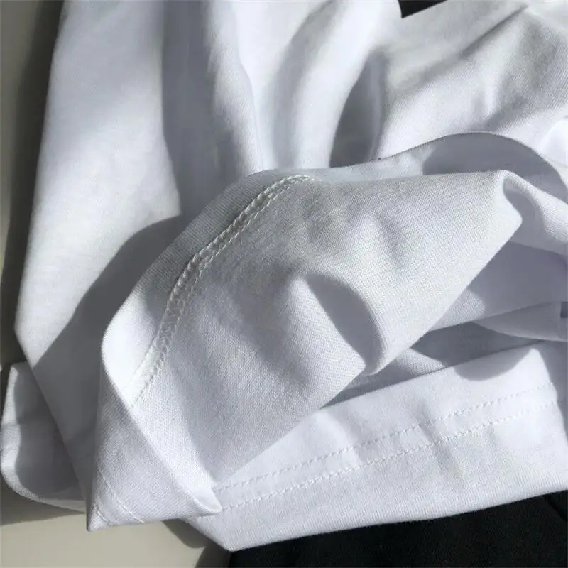 

Parent-child short-sleeved T-shirt summer 2021 new Korean version of mother and daughter cartoon love pullover roun neck T-shirt