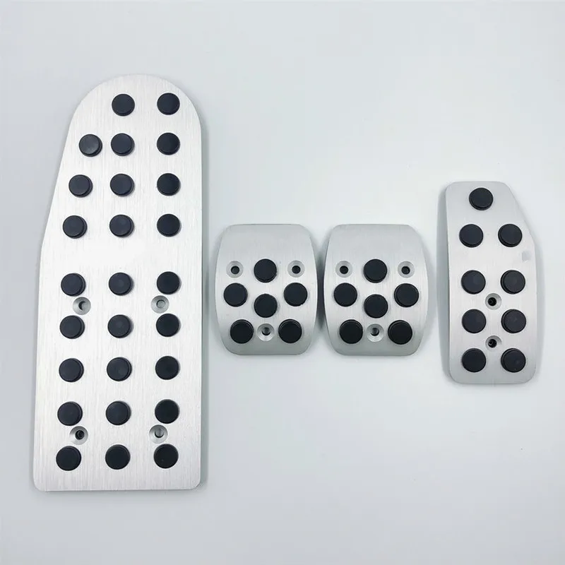 

Car Accessories For Suzuki Swift 2008-2015 New Sport Aluminium Foot Pedal Rest Plate Speed MT/AT Stickers Covers Pads