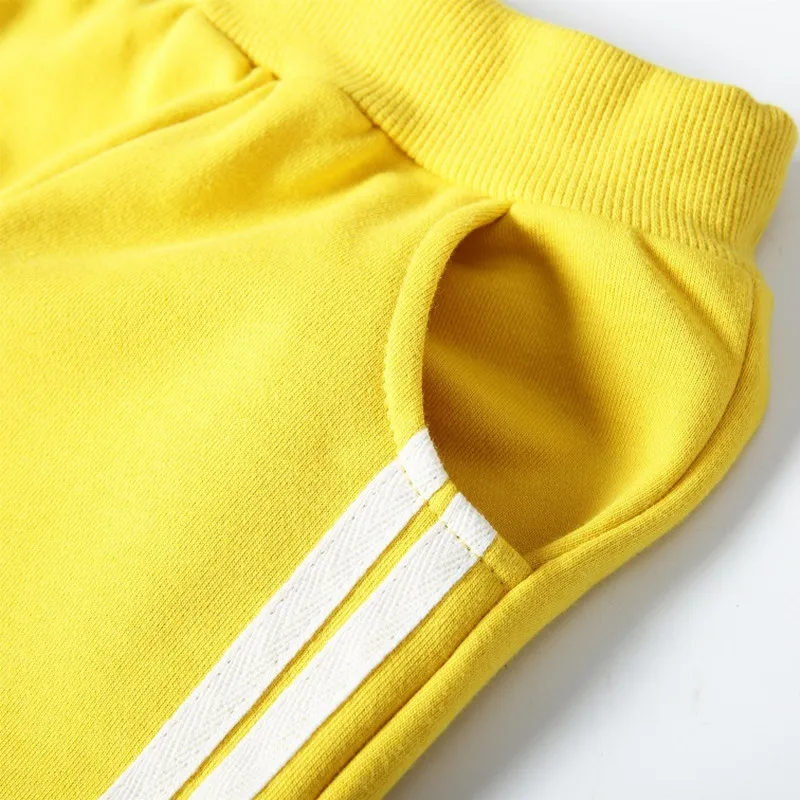 

Kids Boys Girls Cotton Stripe Pants Casual Loose Sportswear Holiday Leisure For 2-7 Years 2021 Spring Autumn