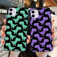 cute animal dinosaur coque for iphone 12 pro max mini 11 11pro xs max phone case for iphone 7 8 6 6s plus se 2020 x xr cover