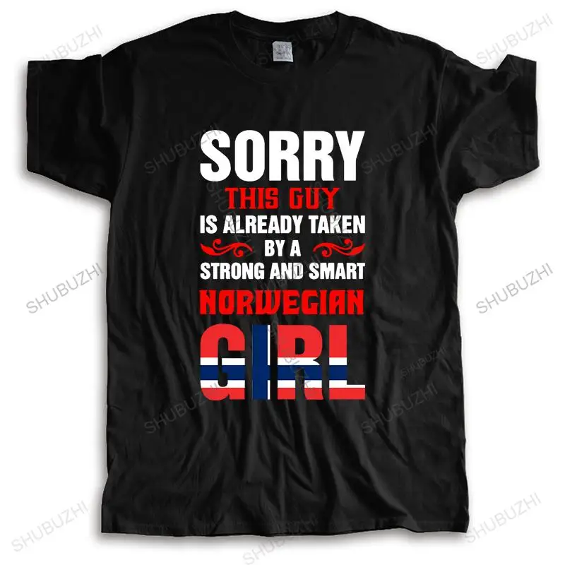 

Футболка мужская повседневная свободного покроя, черная рубашка с флагом Норвегии, большие размеры, лето