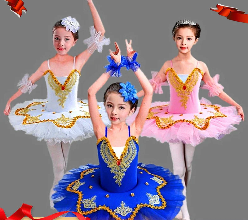 

Girls Gymnastic Leotard Ballet Dancing Dress White Swan Lake Costume Ballerina Dress Kids Ballet Dress Children Ballet Tutu suit