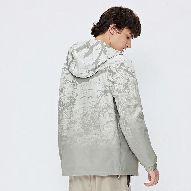 

SEMIR Jacket men 2020 autumn new Korean trend gradient jacket fashion hooded casual clothes for man