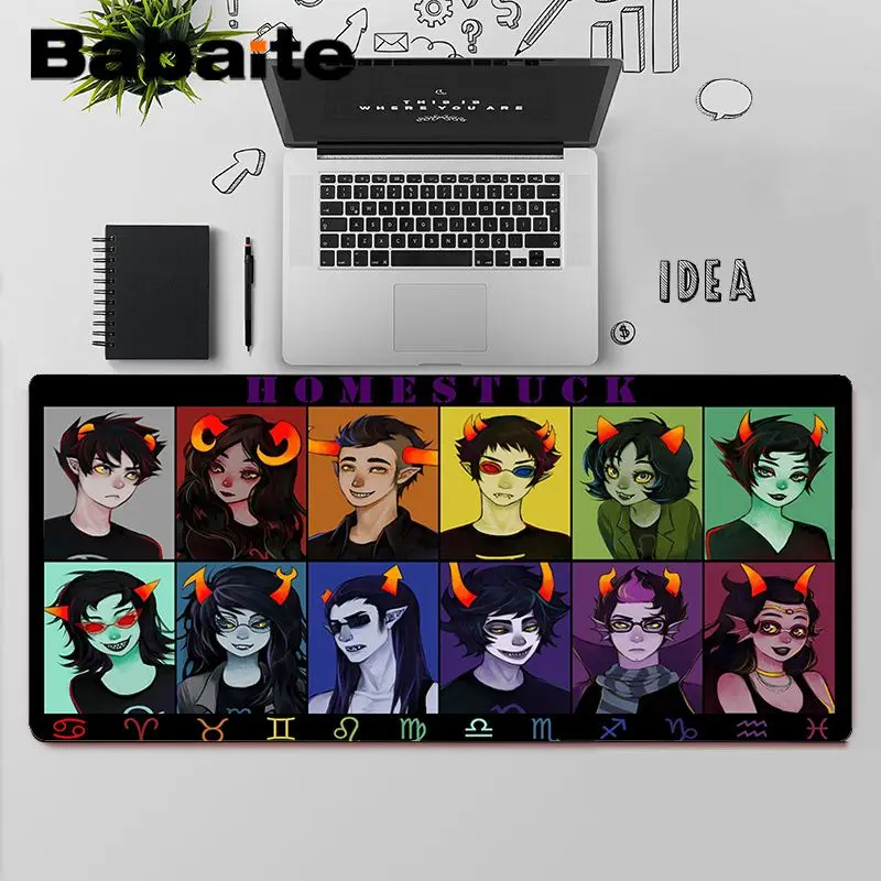 

Babaite Top Quality homestuck laptop Gaming mouse pad Free Shipping Large Mouse Pad Keyboards Mat