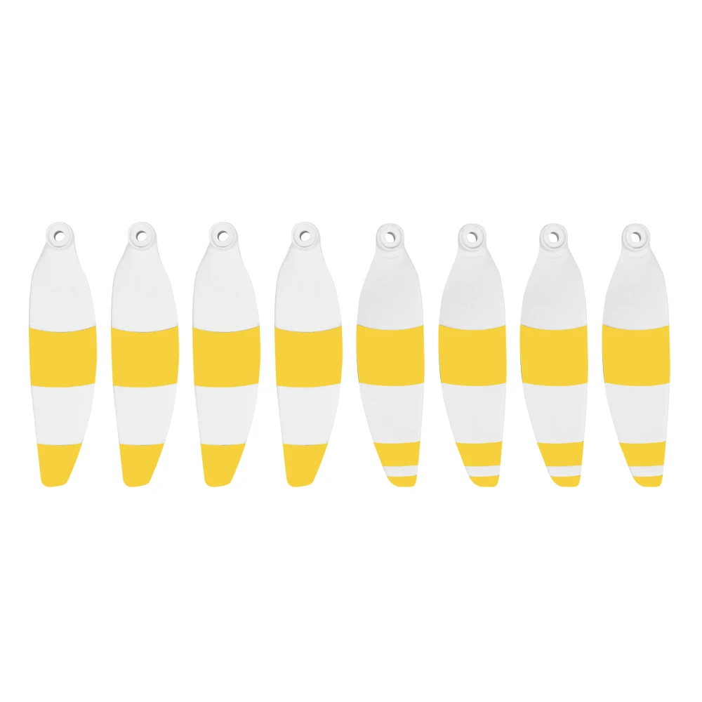White Yellow 8 шт. легкие 4 пары пропеллеров 4726F складные низкие шумовые аксессуары для DJI Mavic Mini Drone аксессуары - Цвет: White Yellow