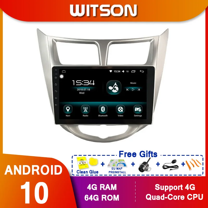 WITSON 9 &quotFULL HD сенсорный экран Android 10 0 Восьмиядерный Автомобильный GPS