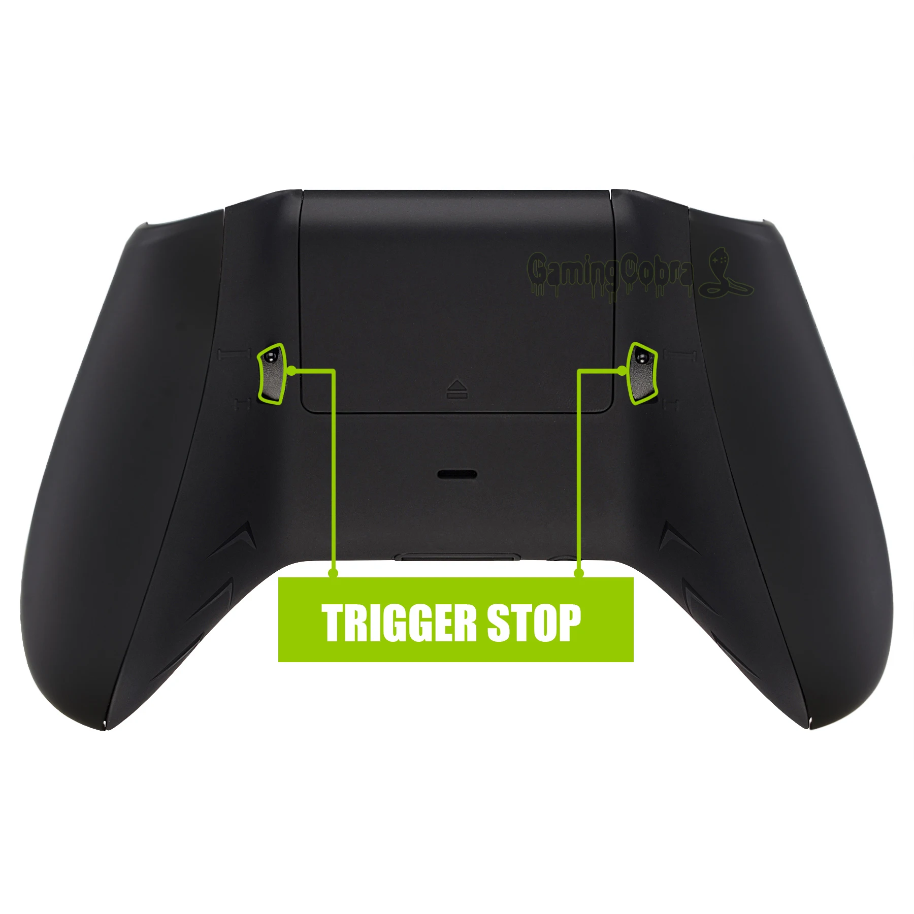 

eXtremeRate FlashShot Trigger Stop Bottom Shell Kit, Redesigned Backshell & HairTrigger for Xbox One S & X Controller Model 1708