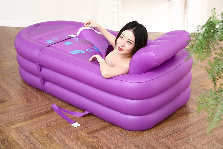 

Bathtub Bathtub Inflatable Adult Full Body Collapsible Bathing Bathtub Thicken Plastic Household Bathtub