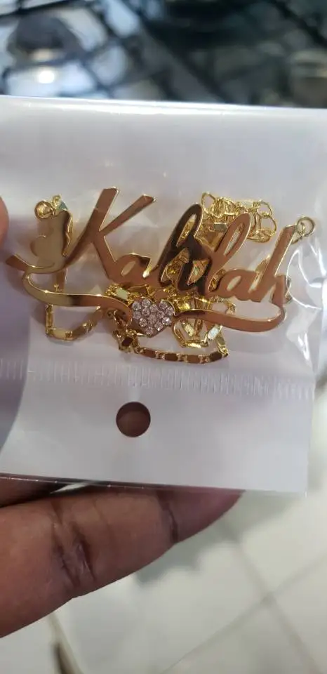 DOREMI пользовательское имя ожерелья Круглый Поднос кулон ожерелье с буквами