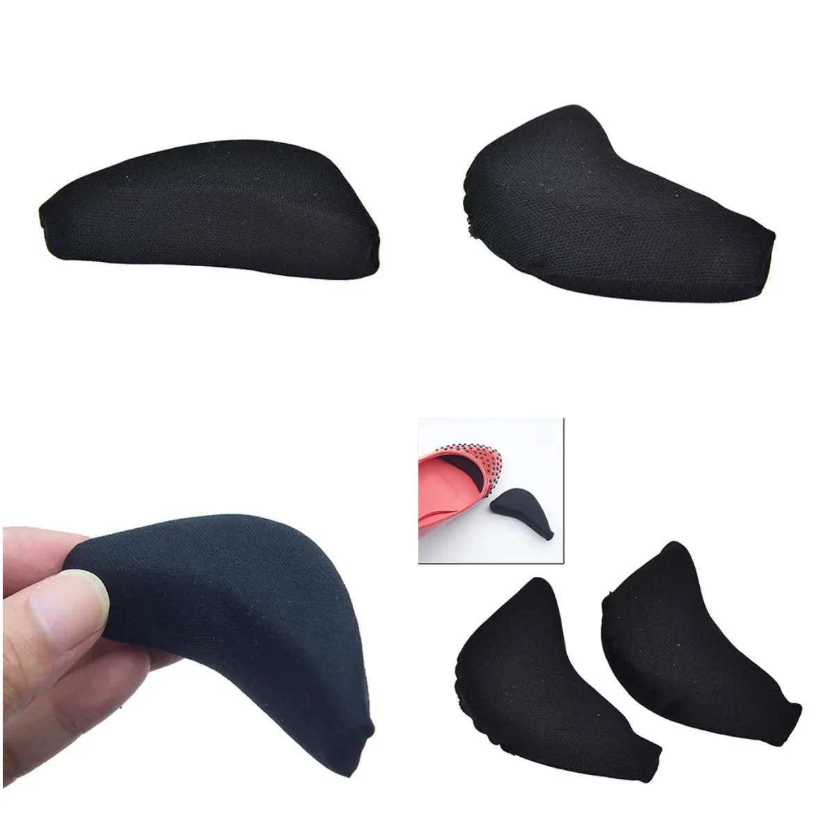 

1Pair Anti-pain Sponge Toe Plug Half Forefoot Cushion Big Shoes Toe Front Long Top Filler Foot Toe Stopper