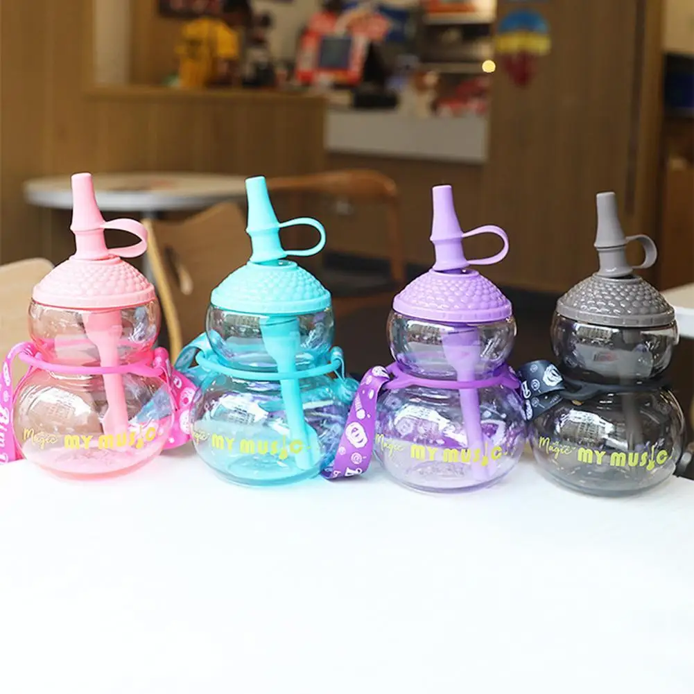 

BPA Free 480ml Eco-friendly Girls Straw Drink Bottle Portable Water Bottle Fall Resistant for Outing