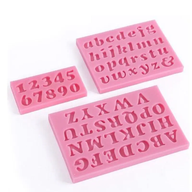 

3Pcs Resin Mold Letter Number Pendant Message Epoxy Resin Jewelry Making Tools