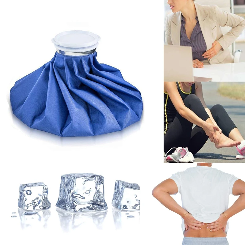 

Ice Bag Packs - Set of 3 Hot & Cold Reusable Ice Bags, Instant Relief From Pain And Swelling - Flexible Design to Perfectly Cont