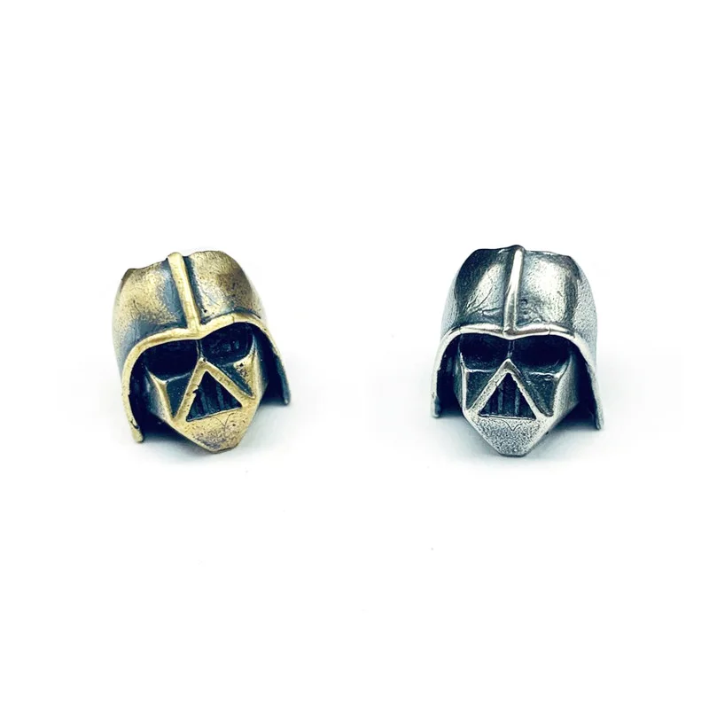 Ретро латунная подвеска в виде газовой маски для брелока ручной работы плетеный