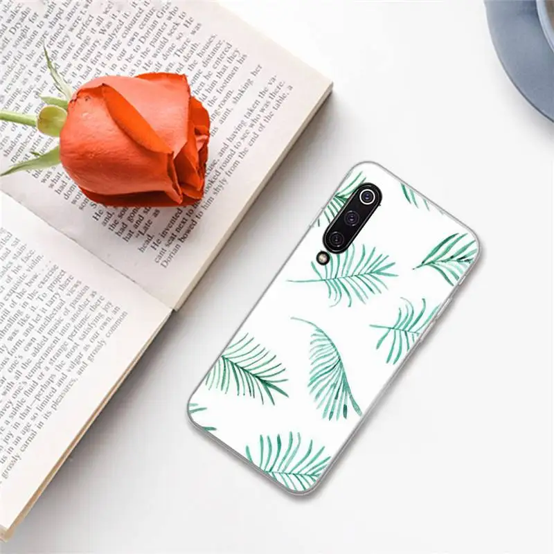 

Watercolor plants with flowers Phone Case For Xiaomi Redmi note 7 8 9 A t k30 max3 9 s 10 pro lite