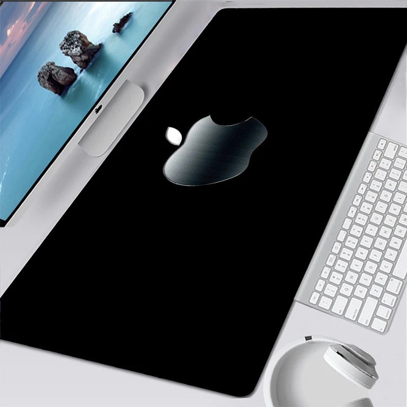 

Apple logo Mouse Pad For Extra Large Gaming Computer Gamer Laptop Notebook Medium/Small Keyboard Carpet Mouse Mat Rubber