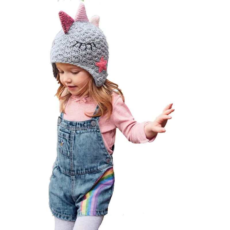 Осень-зима 2020 вязаная вручную шапка для маленьких мальчиков и девочек детская