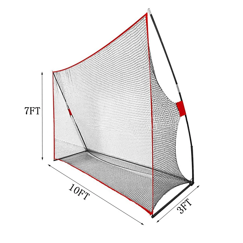 Satılık Taşınabilir Golf Pratik Net Ayrılabilir Naylon Malzeme Golf Isabet Kafes Kapalı Açık çim Golf Salıncak Eğitim Egzersiz