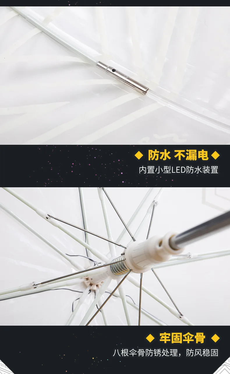 Косплей карта Captor Sakura Sailor Moon магический Набор Аниме Фигурка световой светодиодный складной геометрический прозрачный игрушечный зонт