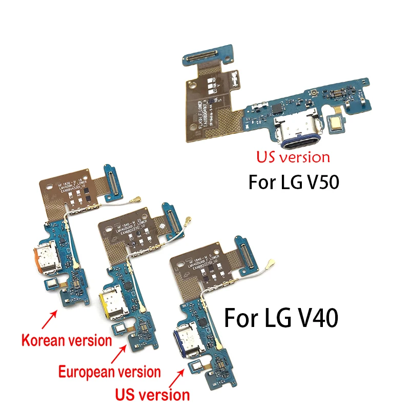 Оригинальная Новинка для LG G6 G7 G8 G9 Q7 Q8 V30 V40 V50 K51 K50S USB зарядный порт коннектор плата