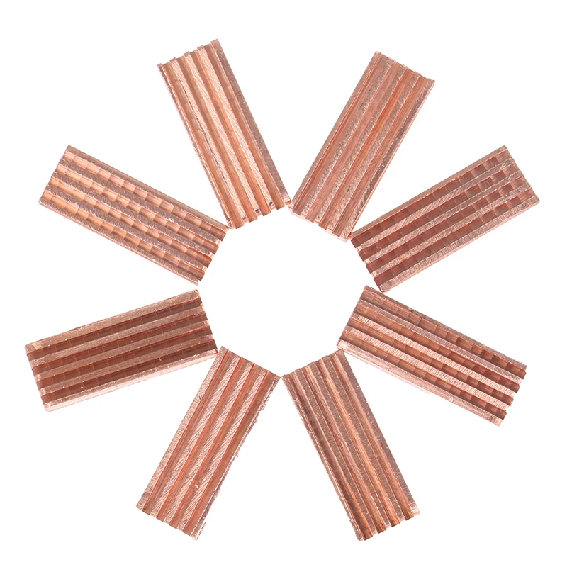 8pcs/lot Memory Cooler RAM Heatsink Pure Copper Radiator Heat Sink For PC Computer | Компьютеры и офис