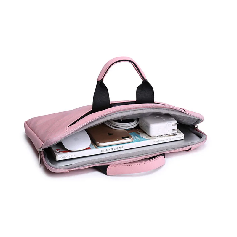 laptop sleeve bag for macbook air pro retina 11 13 15 inch notebook men women cover handbag for lenovo hp xiaomi dell 14 15 6 free global shipping