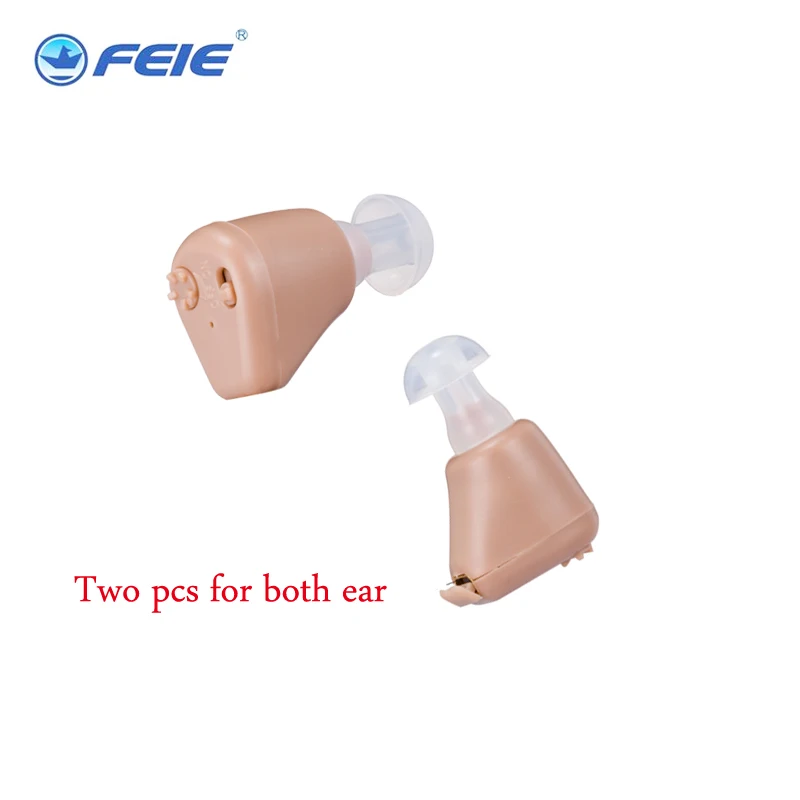 2 шт./лот Перезаряжаемые слуховые аппараты невидимый слуховой аппарат с чистым