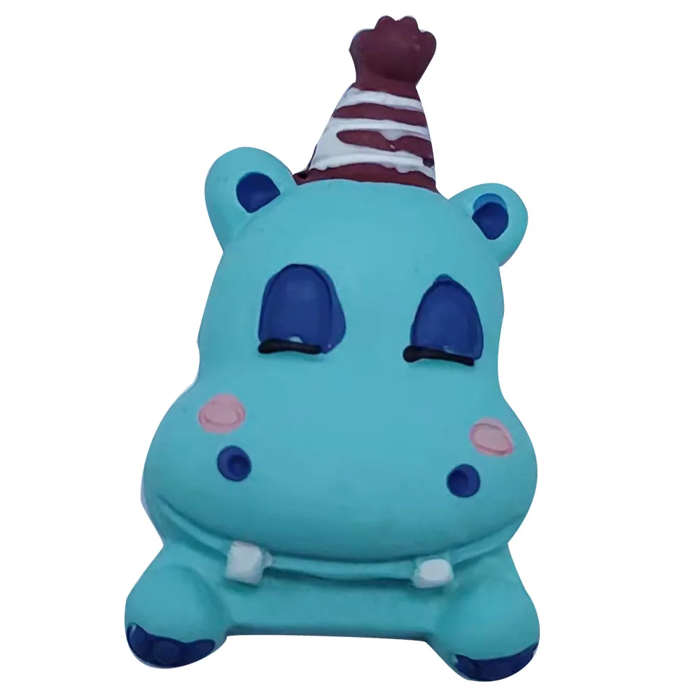 11PCS Resin Cartoon Shoe Charms Kawaii Animal Bull Bear Panda Zebra Elk Elephant Giraffe Dog Hippo Croc Jibz Buckle Kid Gift | Обувь