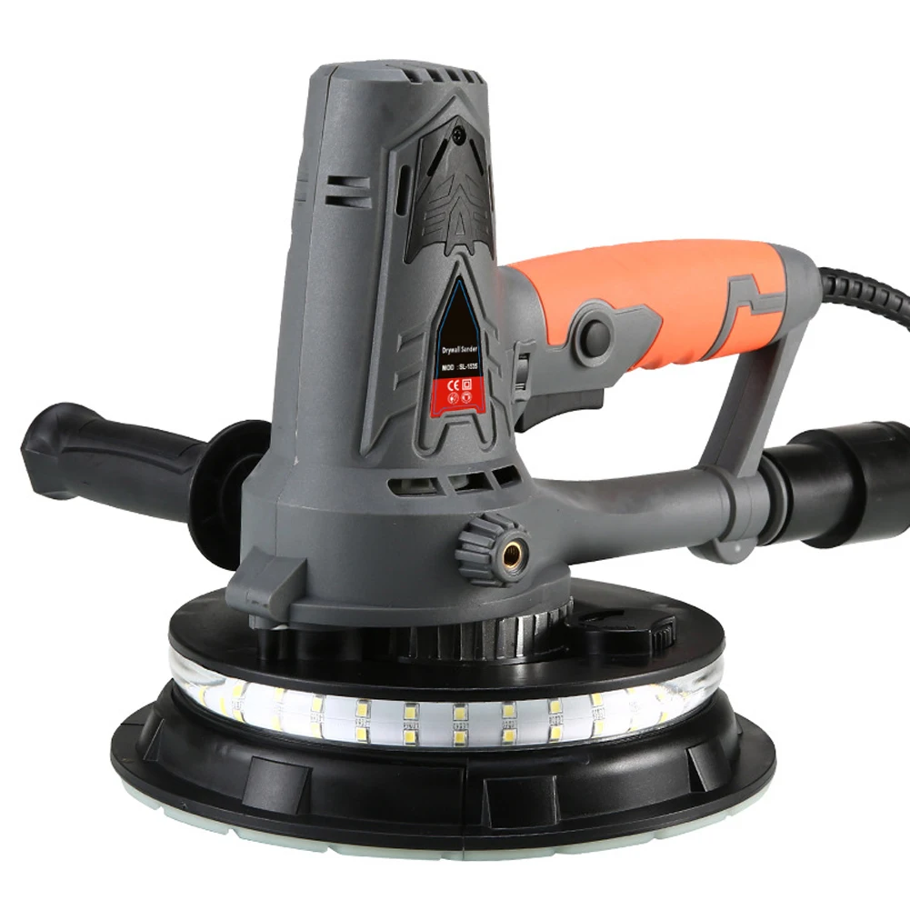 

220V 1390W Electric Wall Polishing Machine Household Decoration Utility Tools with LED Lighting Strips Speed Adjustable
