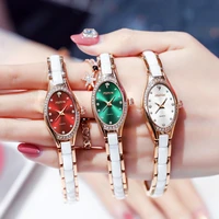 jsdun women fashion elegant diamond watch quartz wrist watch waterproof ceramic strap bracelet watches for women reloj mujer