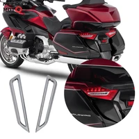motorcycle chrome decorative cover mirror surround and taillight trim cover case for honda goldwing gl1800 gl1800