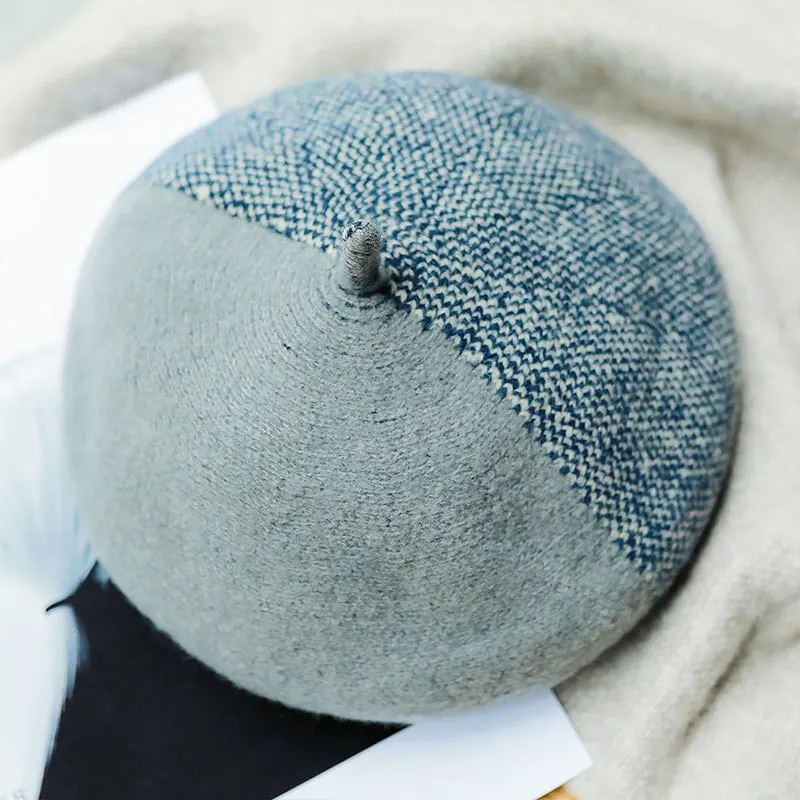 

Ladies Vintage Autumn Winter French Artist Hat Fashion Beret Women Hats High Quality Thicken Painters Cap