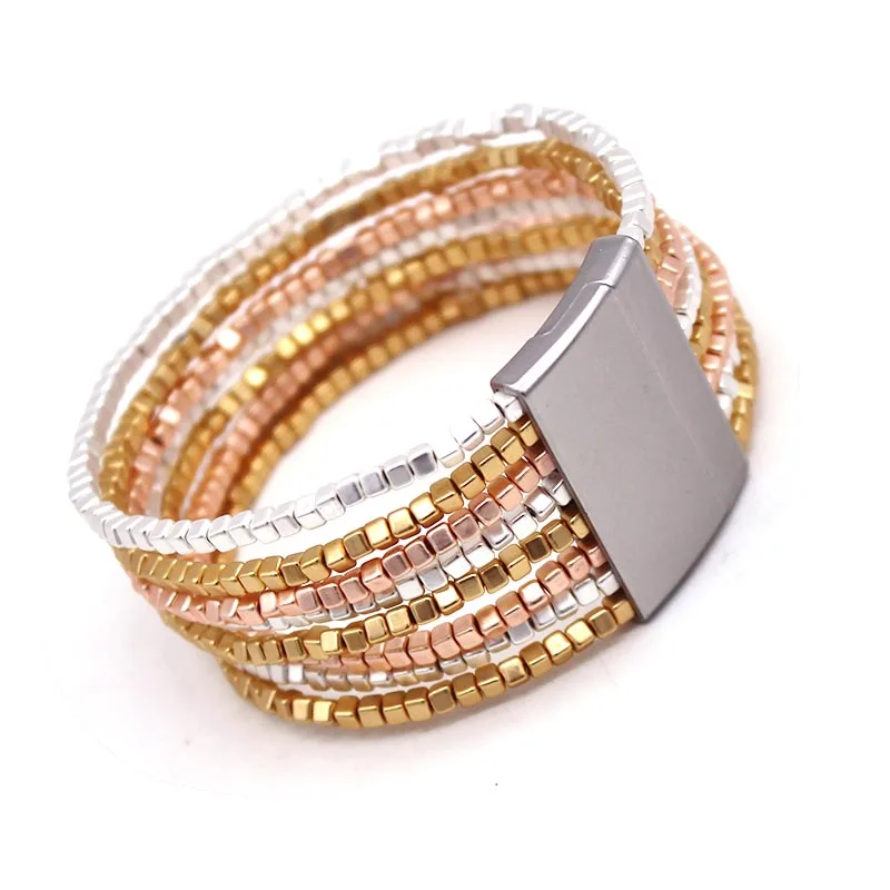 D & более цветной многослойный браслет для женщин модные ювелирные изделия женские браслеты Очаровательные