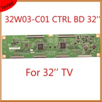 32w03 c01 ctrl bd 32 t con board replacement board the display tested the tv display equipment t con board 32 inch tv