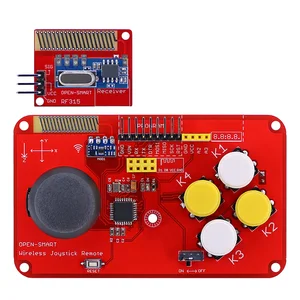 PS2 беспроводной игровой пульт дистанционного управления с модулем клавиатуры РЧ 315 МГц, комплект трансиверов для смарт-автомобиля4-осевого самолета для Arduino